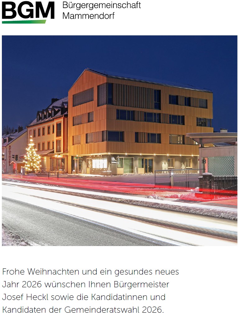 Frohe Weihnachten 2025