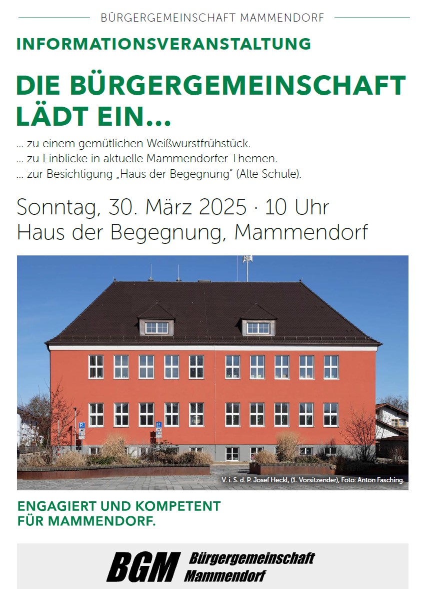 30.03.2025 - Infoveranstaltung BGM