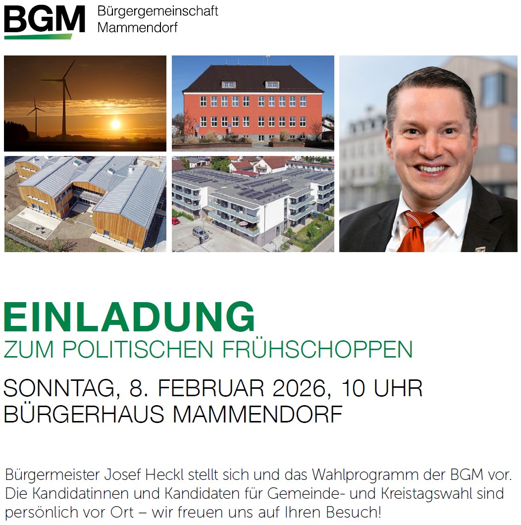08.02.2026 - BGM Frühschoppen mit Vorstellung des Bürgermeisterkandidaten und der Kandidatinnen und Kandidaten für den Gemeinderat