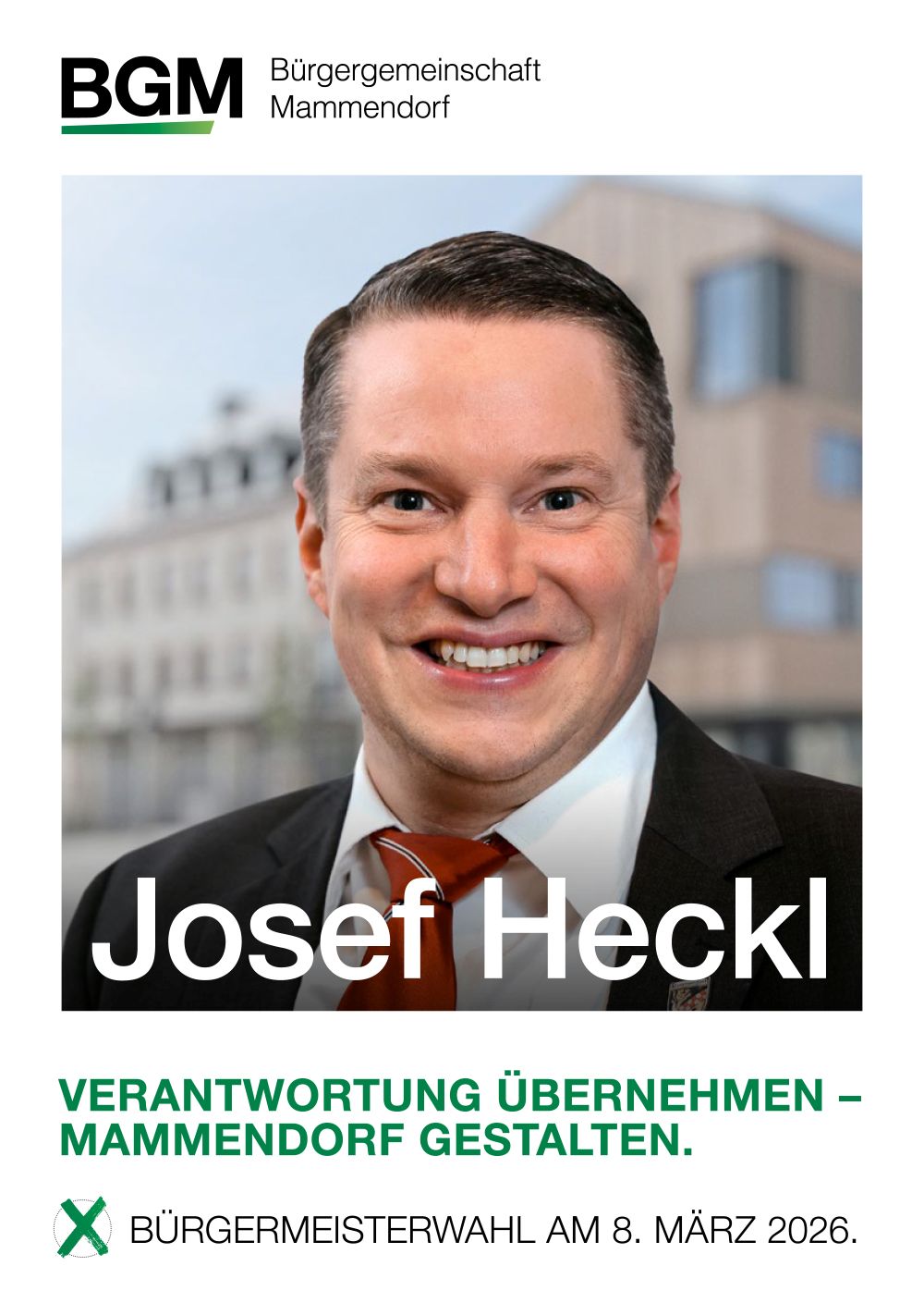 Bürgermeisterkandidat Josef Heckl
