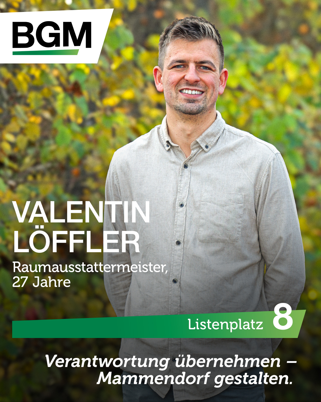 Listenplatz 8 - Valentin Löffler